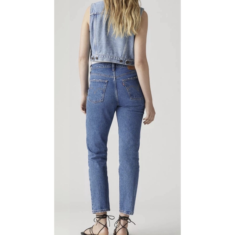 Levi's Women 501 Original Cropped Button Fly Jeans Blue 28 X 28 NWT High Waist